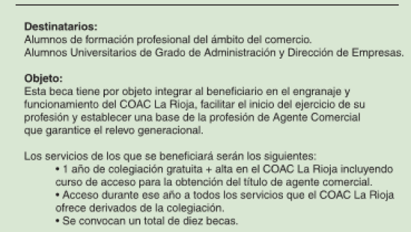 BECAS COAC LA RIOJA